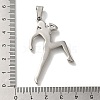 Non-Tarnish Hip Hop Fitness 316L Surgical Stainless Steel Pendants STAS-H194-01P-01-3