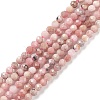 Natural Rhodonite Bead Strands G-A129-2mm-21-2