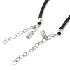 Black Rubber Necklace Cord Making RCOR-D002-B-5