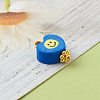 Handmade Polymer Clay Charms Pendant PALLOY-JF00789-3