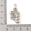 Brass Micro Pave Clear Cubic Zirconia Pendants KK-B099-01P-F-3