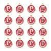 Golden Plated Alloy Enamel Charms ENAM-S118-08P-2