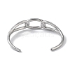 304 Stainless Steel Cuff Bangles for Women BJEW-Z078-16P-3