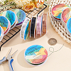 12 Rolls 12 Colors Round Copper Jewelry Wire CWIR-BBC0001-09-4