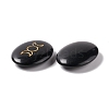 Natural Obsidian Healing Massage Palm Stones G-E579-03D-2