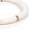 Handmade Polymer Clay Heishi Beads Stretch Bracelets BJEW-JB05303-01-3