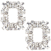 2Pcs Alloy Shoe Buckle Clips FIND-GF0002-79-1