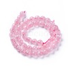 Natural Madagascar Rose Quartz  Beads Strands X-G-F641-01-B-4