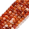 Natural Striped Agate/Banded Agate Beads Strands G-Z060-A01-A05-1