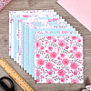 24 Sheets 12 Styles Rose Scrapbook Paper Pads DIY-WH0304-989H-4