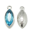 Alloy Glass Pendants PALLOY-T041-7x15mm-12-1