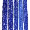 Electroplate Glass Beads Strands X-EGLA-A044-P6mm-B32-2