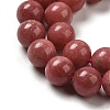 Natural Thulite Beads Strands G-Z044-A02-03-4