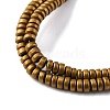 Electroplated Non-magnetic Hematite Beads Strands G-P571-A01-01A-3