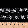 Transparency Glass Beads Strands GLAA-T023-15-4