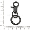 Spray Painted Alloy Split Key Rings FIND-B044-01A-3