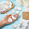 Biyun DIY Sublimation Dangle Earring Making Finding Kits DIY-BY0001-36-8