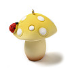 Mushroom Resin Big Pendants LS-CRES-B013-A05-2