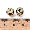 Brass Enamel Beads KK-Z163-06G-C01-2