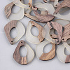 Resin & Walnut Wood Pendants RESI-S358-06A-1