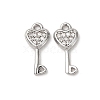 Brass Micro Pave Cubic Zirconia Pendants ZIRC-L105-05A-P-1