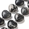 Natural Black Netstone Beads Strands G-C150-A13-01-2