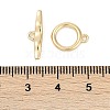 Brass Toggle Clasps KK-K391-04G-4