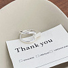 925 Sterling Silver Adjustable Cuff Rings for Women FS-WGF7E3B-01-1