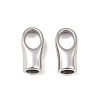 Tarnish Resistant 304 Stainless Steel Cord Ends STAS-N034-16-1