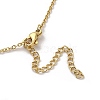 304 Stainless Steel Pendant Necklaces NJEW-U002-15G-01-3