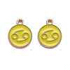 Alloy Enamel Pendants ENAM-S124-01B-14D-1