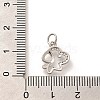 Rack Plating Brass Micro Pave Cubic Zirconia Pendants KK-H508-28P-12-3