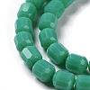 Opaque Glass Beads Strands GLAA-G112-03G-3