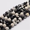 Natural Zebra Jasper Bead Strands G-K153-B05-10mm-1