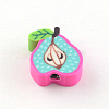 Handmade Pear Polymer Clay Beads CLAY-R060-43A-1