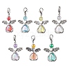 7Pcs 7 Colors Angel Acrylic Pendant Decorations X1-HJEW-JM01736-01-1