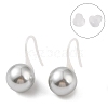 Hypoallergenic Bioceramics Zirconia Ceramic Dnagle Earrings EJEW-C111-17-1