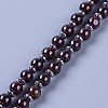 Natural Garnet & Natural Mixed Stone Pendant Necklace NJEW-I109-D03-4