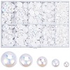 70G  5 Styles ABS Plastic Imitation Pearl Cabochons OACR-SC0001-45D-1