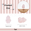 Torch Natural Rose Quartz Display Decorations DJEW-WH0042-08A-03-2