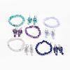 Natural Gemstone Jewelry Sets SJEW-JS00933-1