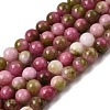 Natural Dyed White Jade Beads Strands G-M402-C03-28-2