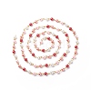 Handmade Glass Pearl Beaded Chains AJEW-JB01136-3