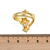 Brass Cuff Rings RJEW-C139-15A-G-4