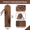 Cowhide Leather Labels AJEW-WH0386-0041-2