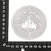 201 Stainless Steel Laser Cut Tree of Life Connector Charms STAS-Z116-02P-05-3