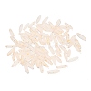 Frosted Glass Beads FGLA-L001-001F-1
