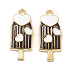 Summer Theme Alloy Enamel Pendants ENAM-B050-06G-4