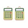 Alloy Enamel Pendants ENAM-Q004-01KCG-17-1