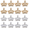 40Pcs 2 Colors Alloy Crystal Rhinestone Pendants FIND-SC0016-45-1